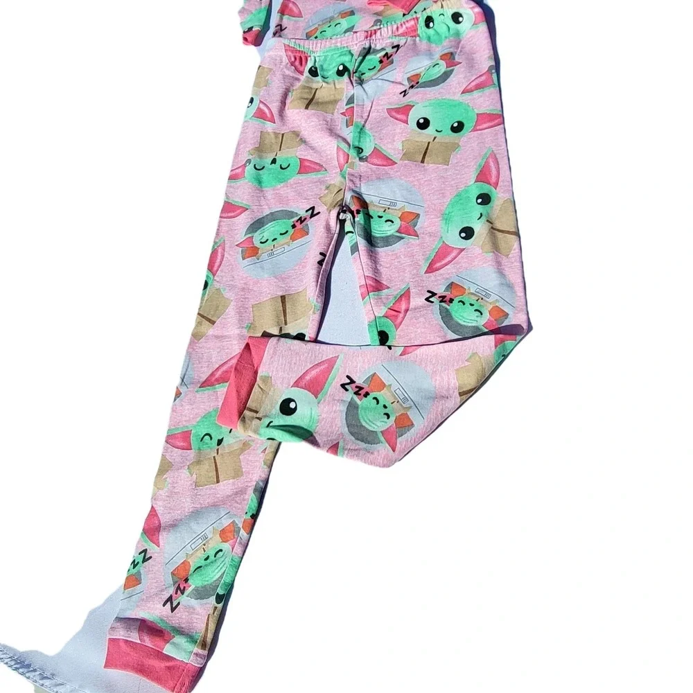 Grogu Baby Yoda‎ 2pcs Pajama Set Size 6 Girls Pink Star Wars The Mandalorian